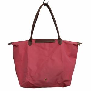 Longchamp ル プリアージュ トートバッグ ハンドバッグ 船型 ナイロン×レザー 折り畳み ピンク 0502 GY14