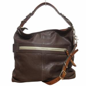 COACH 70144 トートバック ショルダーバッグ ハリソン サッチェル 2WAY レザー ブラウン 0506GY14