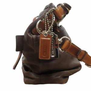 COACH 70144 トートバック ショルダーバッグ ハリソン サッチェル 2WAY レザー ブラウン 0506GY14