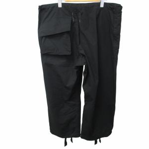 TAKAHIROMIYASHITATheSoloIst. 17AW カーゴパンツ ワークパンツ ミリタリーパンツ ストレッチ有 黒 ブラック  約S?Mサイズ 0430