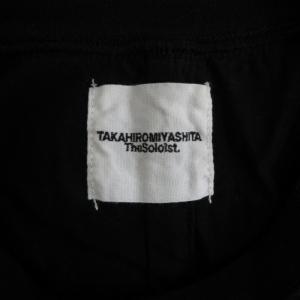 TAKAHIROMIYASHITATheSoloIst. 17SS Tシャツ カットソー 半袖 黒 ブラック 46 約S?Mサイズ 0430