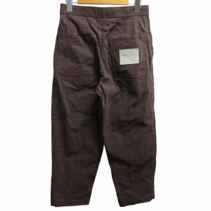 Drawer 22AW センターステッチタックパンツ スラックス 6514-236-1128 茶 ブラウン 36 約S-M相当 0517