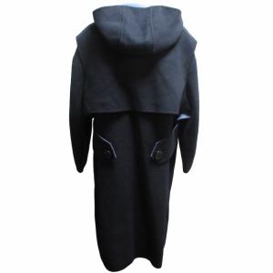 ADORE 近年 カシミヤ混 2TONEリバー2WAYコート ネイビー 36 