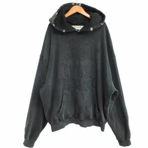 23AW OVERSIZED MARK FLOOD HOODIE グレー XL