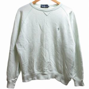 ヴィンテージ 90s トレーナー ラグランスウェット 前V 国内正規 長袖 ライトグリーン系 M IBO52