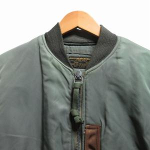 BUZZ RICKSON’S フライトジャケット MA-1 ミリタリー ブルゾン ロゴ 8310-485900-431 カーキ S