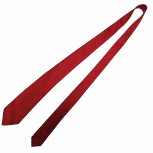 LOUIS VUITTON 美品 ネクタイ シルク LVロゴ 総柄 赤 レッド系 0607 IBO52