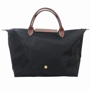 Longchamp ル プリアージュ トートバッグ ハンドバック 折り畳み 手提げ ナイロン 黒 ブラック 0619 IBO52