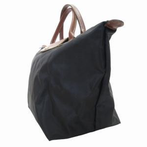 Longchamp ル プリアージュ トートバッグ ハンドバック 折り畳み 手提げ ナイロン 黒 ブラック 0619 IBO52