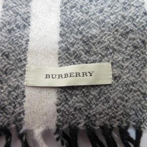 BURBERRY カシミヤ マフラー ノバチェック ラメ ブラック ベージュ系