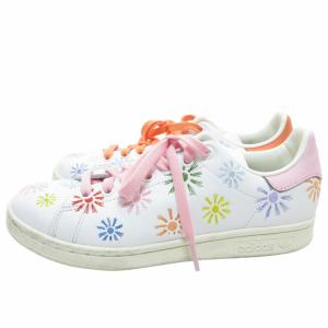adidas Originals STAN SMITH PRIDE スタンスミス プライド スニーカー 総柄 白 ホワイト ピンク オレンジ US5.5 23.5cm