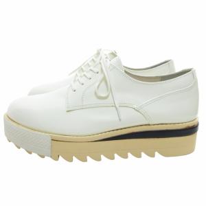 PIPPICHIC スニーカー シューズ 厚底 シャークソール アイボリー 約23cm IBO52 0606