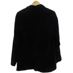 A.P.C. 90s ヴィンテージ ベルベット テーラードジャケット ブレザー 3B ダブルブレスト センターベント フランス製 黒 ブラック