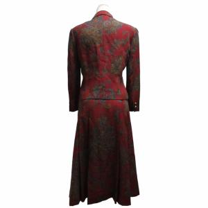 burberrys ヴィンテージ セットアップ ペイズリー柄 レッド 5P 7AR