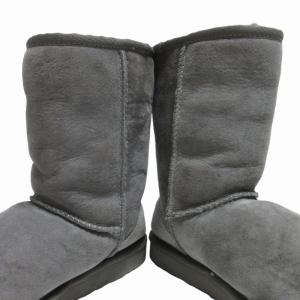 UGG australia W CLASSIC BOOM BOOTS ムートン ショートブーツ グレー 24?p 0614 IBO52