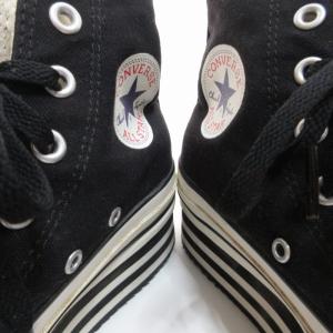 CONVERSE ALL STAR CHUNKYLINE HI オールスター 厚底スニーカー シューズ 黒 ブラック US4.5 23.5?p