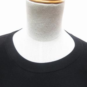 L'Appartement 22SS Hello, Bonjour! ハローボンジュール ポンチョ ケープ カットソー プルオーバー 黒 ブラック 約Lサイズ