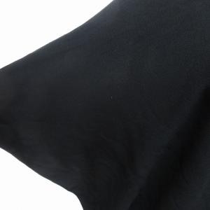 L'Appartement 22SS Hello, Bonjour! ハローボンジュール ポンチョ ケープ カットソー プルオーバー 黒 ブラック 約Lサイズ