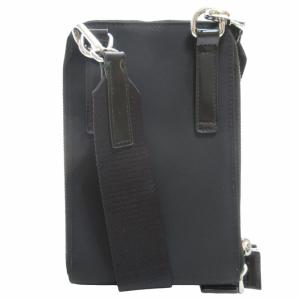 PRADA 24SS ナイロン × ブラッシュド レザー スマートフォンケース ポーチ 