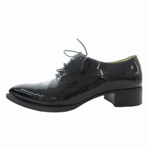 Christian Louboutin ビジネスシューズ ドレスシューズ エナメルレザー 37 23.5cm 黒 ブラック