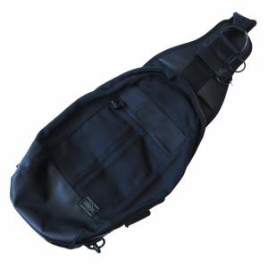 ヒート スリングショルダーバッグ ボディバッグ ロゴ 両掛け 黒 ブラック 0803 IBO54