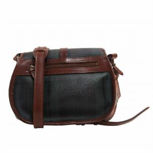 POLO RALPH LAUREN ヴィンテージ 90’s ショルダーバッグ タータンチェック PVC レザー フラップ 緑 紺 茶 グリーン ネイビー ブラウン