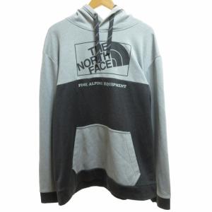 パーカー スウェット トレーナー フーディ リブ ツートーン バイカラー 黒 ブラック グレー XXLサイズ GY99 0805