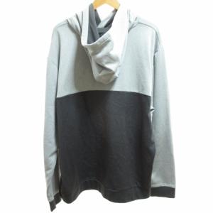 THE NORTH FACE パーカー スウェット トレーナー フーディ リブ ツートーン バイカラー 黒 ブラック グレー XXLサイズ GY99 0805