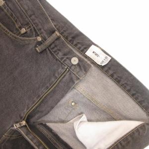 WTAPS 21AW BLUES BAGGY ブラックデニム ジーンズ バギー 黒 ブラック 03 約Lサイズ 212WVDT-PTM06