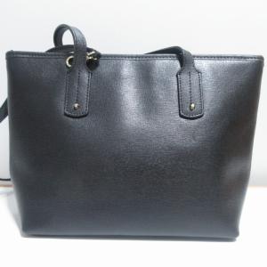 FURLA リンダ LINDA 2WAY ショルダーバッグ ハンドバッグ サッチェル レザー Fチャーム 黒 ブラック IBO54 0810