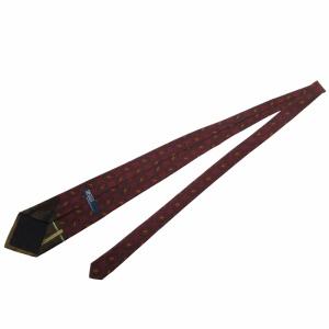 POLO RALPH LAUREN シルクネクタイ 馬モチーフ 総柄 赤系 レッド系 GY99 0818