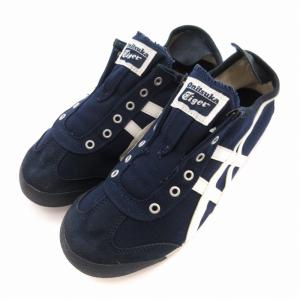 Onitsuka Tiger TH3K0N MEXICO 66 SLIP-ON スリッポン スニーカー 靴 シューズ 24.0cm 紺 ネイビー 白 ホワイト
