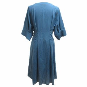 アドーア ADORE イージーコットンワンピース ロング 36 ネイビー