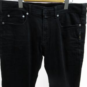 Neil Barrett 19SS スキニーデニム パンツ ジーンズ ジッパーフライ カットオフ 黒 ブラック W32 L相当 0815