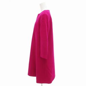 ADORE バルダライトウールワンピース ひざ丈 スキッパー 長袖 38 M ピンク 531-7240112