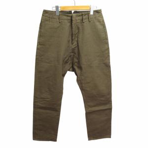 サエルパンツ チノパン ストレート ジッパーフライ カーキ 1
