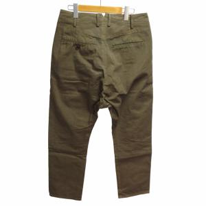08sircus サエルパンツ チノパン ストレート ジッパーフライ カーキ 1