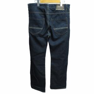 Timberland 美品 デニムパンツ ジーンズ ワイドストレート ボタンフライ 青 インディゴブルー 32×32 約M 0903