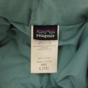 Patagonia 08年 ダスパーカ DAS PARKA ジャケット ブルゾン ロゴ 刺繍 68251F8 緑 グリーン 系 KIDS L メンズS相当