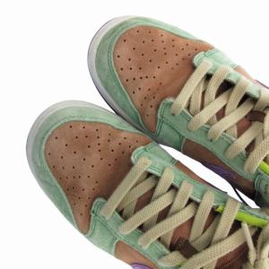 NIKE Dunk Low SP Veneer スニーカー 27.5cm グリーン ブラウン パープル
