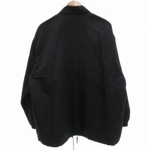 FUMITO GANRYU FUMITO 22SS 2WAY コーチジャケット ブルゾン ナイロン ワンポイント 1 ブラック
