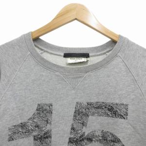 SOPHNET. ×MAISON KITSUNE メゾンキツネ 美品 15周年 トレーナー スウェット ラグラン 長袖 プリント L グレー