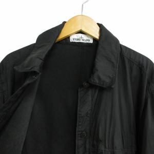 STONE ISLAND 19AW ナイロンシャツジャケット ブラック S