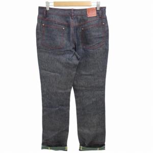 HERMES ゴルチエ期 ストレートデニムパンツ 40 インディゴブルー