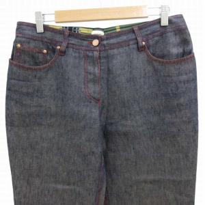 HERMES ゴルチエ期 ストレートデニムパンツ 40 インディゴブルー