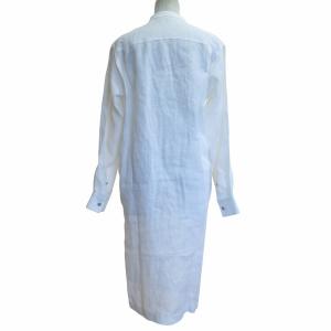 HERMES マルジェラ期 オーバーサイズリネンシャツワンピース セリエボタン フランス製