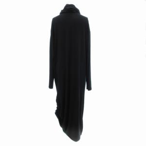 Yohji Yamamoto 22AW SOFT WOOL PLAIN STITCH SIDE TUCK TURTLE LONG