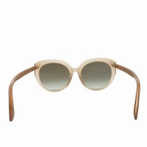 JIMMY CHOO 美品 ETTY/F/S FWMJL サングラス アイウェア メガネ ビジュー 5720 145 ベージュ 緑 グリーン