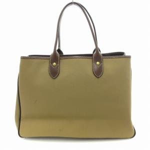 HUNTING WORLD ハンドバッグ トート サファリ A4 キャンバス レザー ロゴ ベージュ 茶 ブラウン