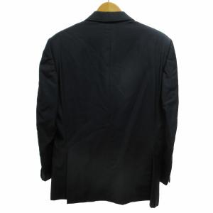 GUCCI トムフォード期 テーラードジャケット ブレザー シングル 3B 総裏 ウール 黒 チャコール 系 0928